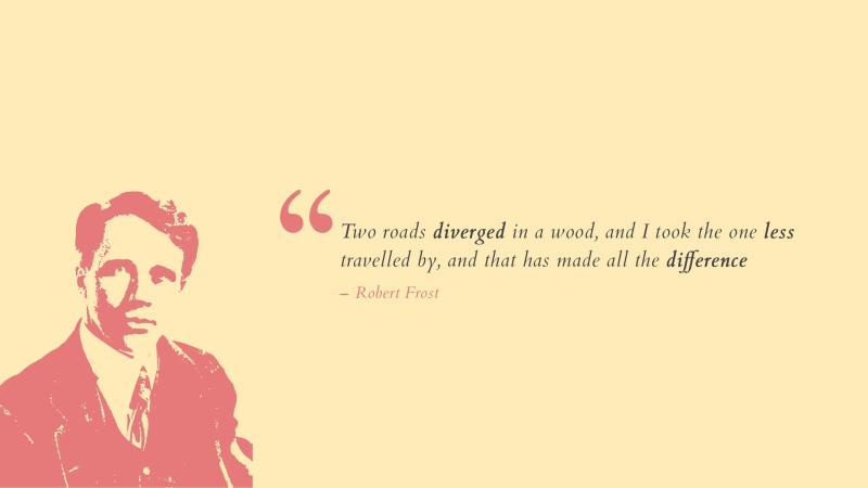 2K, Difference, Robert Frost, Popular quotes