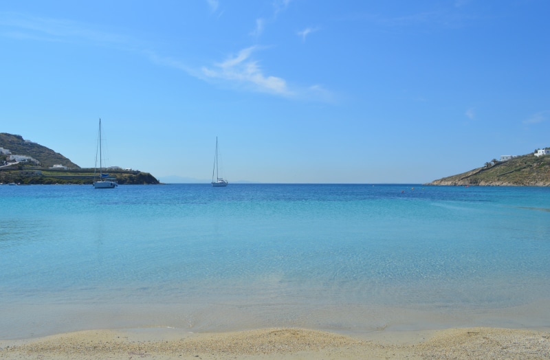 no people, horizon, sailboat, boat, mediterranean sea, cyclades, nature, landscape, mediterranean, view, travel destinations, nautical vessel, transportation