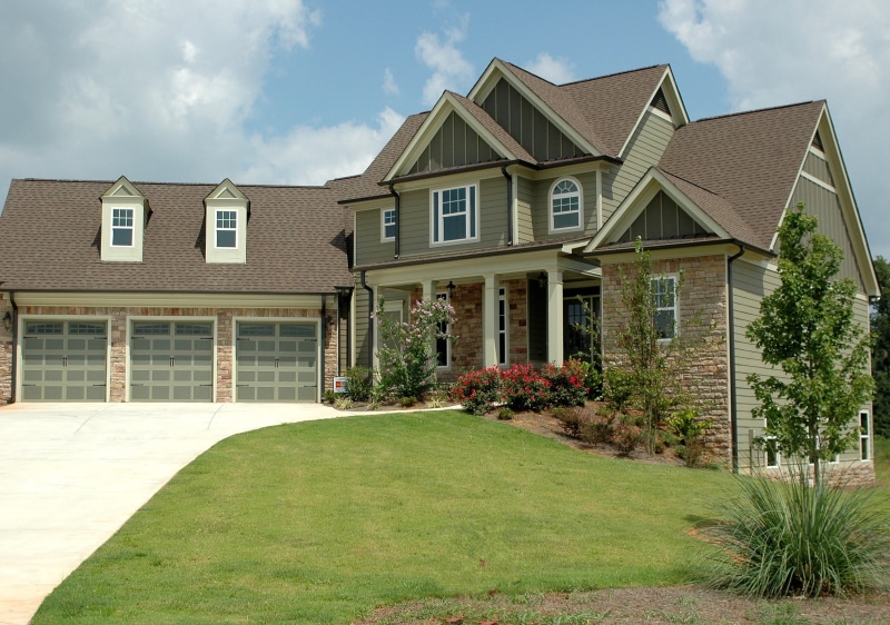 plant, house, home Ownership, grass, builder, suburban, family, home construction, day, cloud - sky, white, window, residence, structure, facade, architecture And Buildings