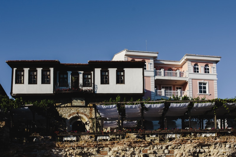 city, architecture, 4K, Building, water, apartment, travel, trip, row house, Nessebar, clear sky, day, tourism, nature, historic, house, architecture And Buildings