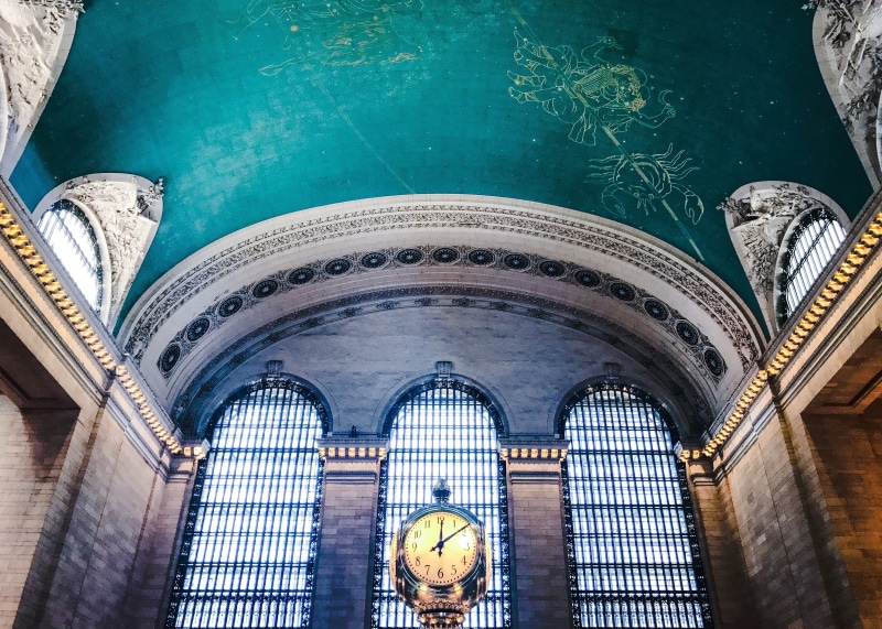 old, tourism, time, spirituality, representation, sign, rail, travel, ornate, clock, station, terminal, architecture, railway, face, midtown, arrival, outdoors