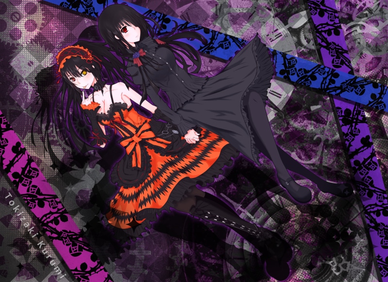 tokisaki, kurumi, date, fashion, 2K, live, lolita