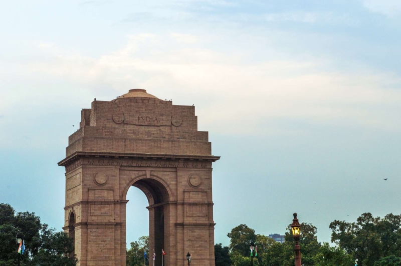 monument, tourism, travel destinations, archaeology, triumphal arch, india gate, nature, architectural column, no people, 1080P, travel, plant, built structure