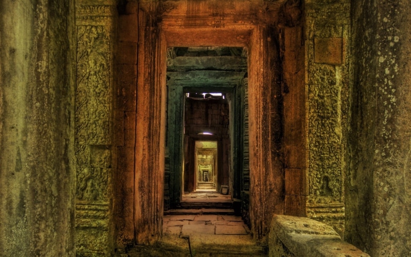 india, building, entrance, the way forward, stone Material, temple - Building, famous Place, concrete, long, brown, wood - Material, pass, the past, ancient