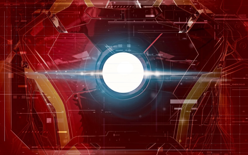 Arc Chest Light, Iron Man, Suit, 2K
