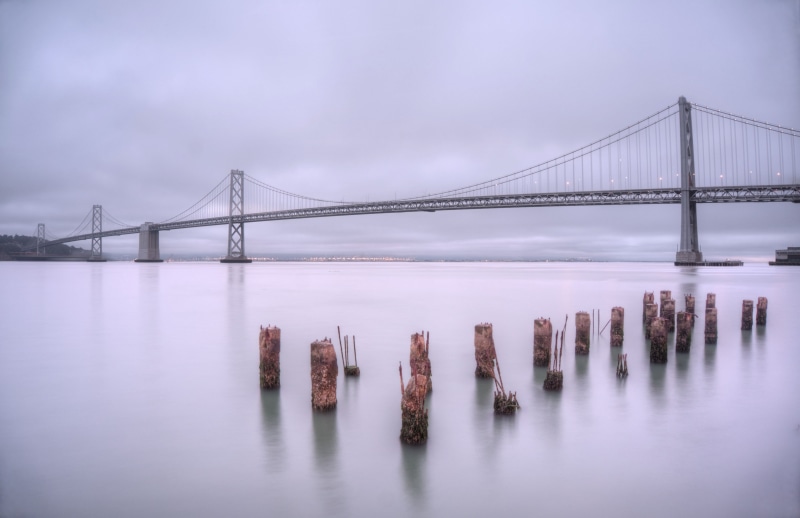 oresund, bridge, Oresund Bridge, San Francisco  Bay Bridge, bridge - Man Made Structure, HDR, Bay  bay, California, NEX-6, Photomatix, architecture, famous Place