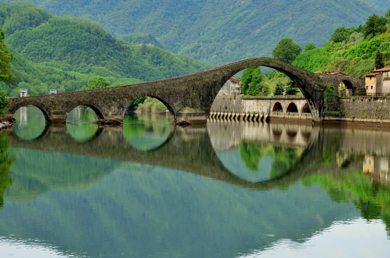 eyeglasses, architecture, bridge - man made structure, tranquility, old building, river, 1080P, day, scenics - nature, built structure, beauty in nature