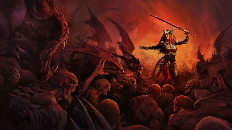 nature, adult, aggression, arts culture and entertainment, traditional clothing, Baldurs Gate, belief, red, celebration, people, 720P, religion, video games