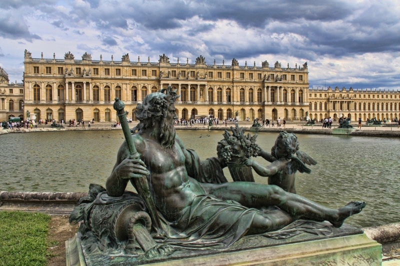 Palaces, Statue, France, Paris, 1080P, Palace Of Versailles