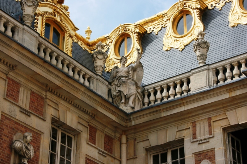 travel destinations, sculpture, france, built structure, building exterior, male likeness, ornate, carving, architecture, versailles, representation, craft