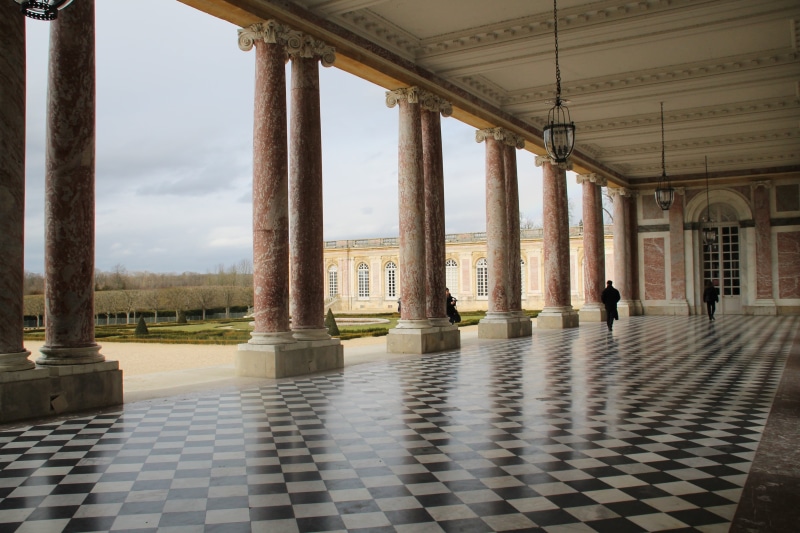 floor, history, france, small trianon, black, travel, tiled floor, travel destinations, versailles, building, flooring, ornate, tourism, nature, the past