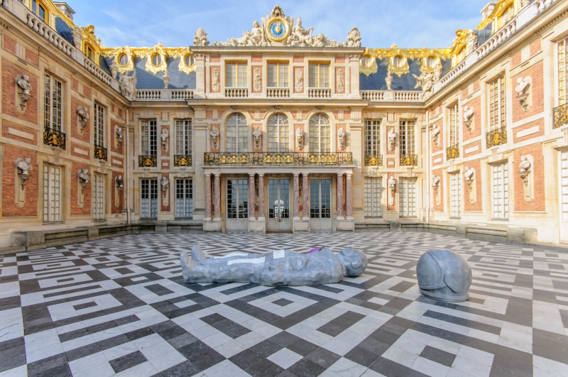 brown, 4K, statue, sky, palatial, fresco, city, luxury, beige, orange, no people, travel destinations, building, france, nature, built structure, day