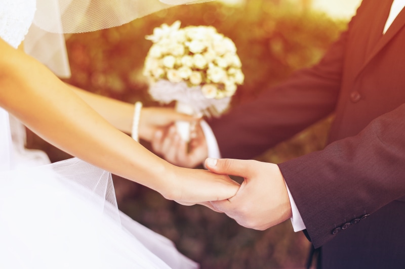 pair, husband, wedding dress, men, family, women, wife, feelings, girl, flowers, day, the bride, heterosexual Couple, wedding Ceremony, wedding Ring, celebration