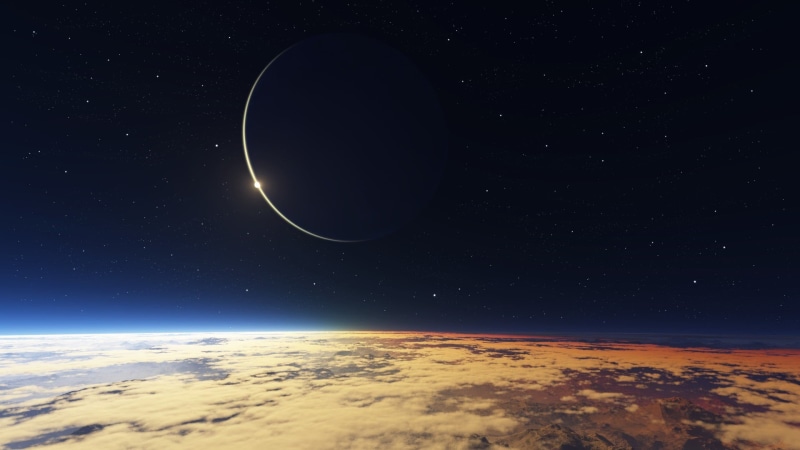 science, two, night, outer, space, tranquility, stars, beauty in nature, sky, space art, no people, astronomy, cloud - sky, digital composite, planet, planets