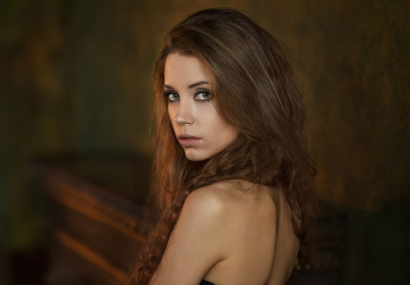 Ksenia Kokoreva, face, women, Maxim Maximov, portrait, 1080P