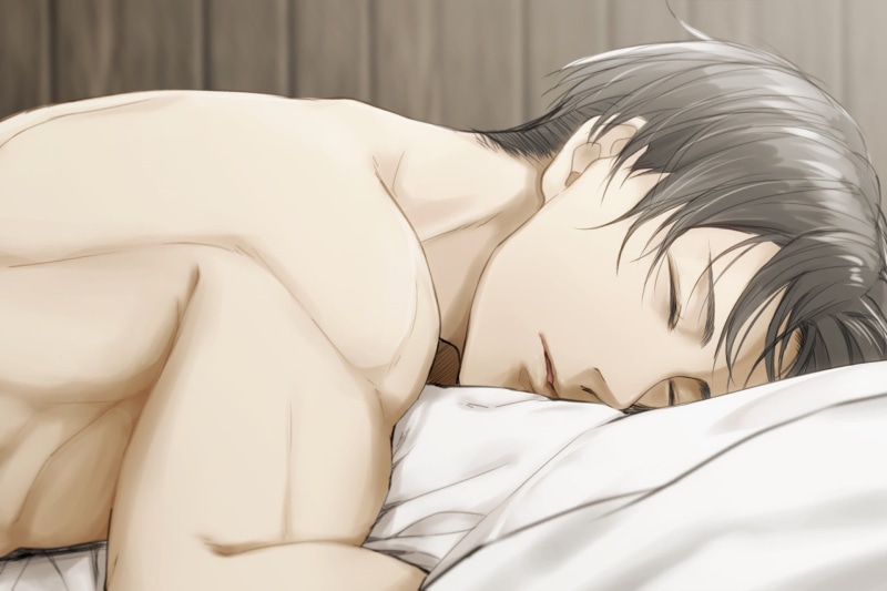 relaxation, Levi Ackerman, resting, white color, Attack On Titan, furniture, indoors, lifestyles, domestic room, 1080P, Anime, sheet, lying down, cozy