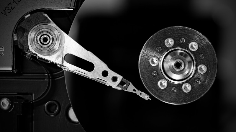 4K, Hard drives, monochrome, hardware, computer