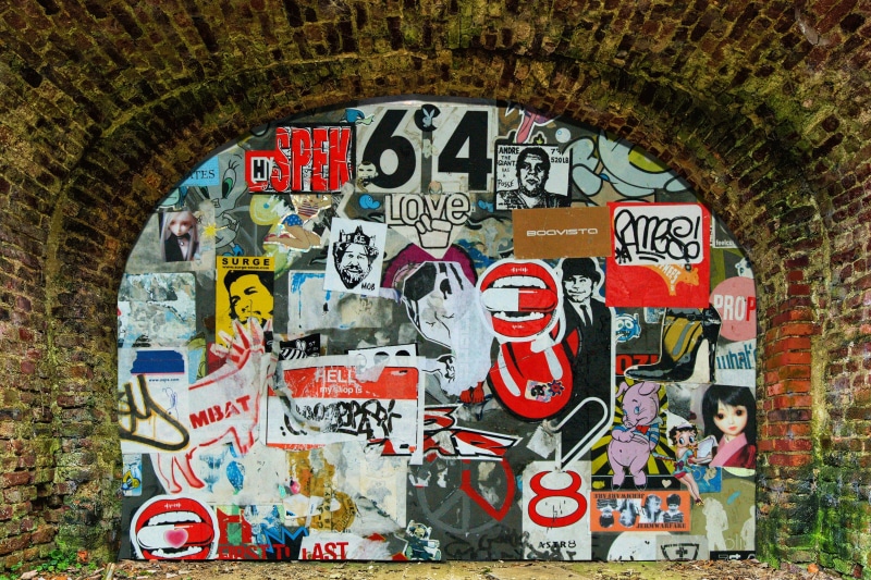 vintage, architecture, artistic, representation, art and craft, artwork, culture, human representation, messy, creative, design, wall - building feature