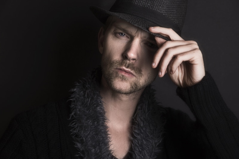 hiding, dark, thoughts, shadow, adult, black, face, mafia, headshot, boss, villain, man, contemplation, businessman, hat, clothing, individuality, black background
