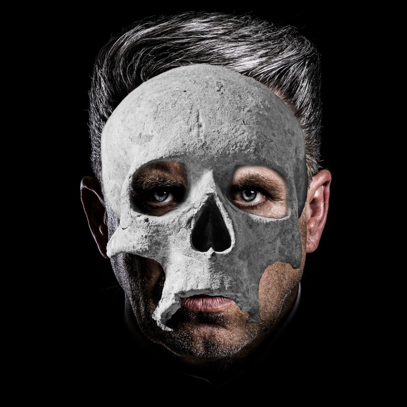 halloween, young men, body part, scary, paint, make-up, looking at camera, woman, skeleton, death, make, people, horror, male, skull, mask, adult, bizarre