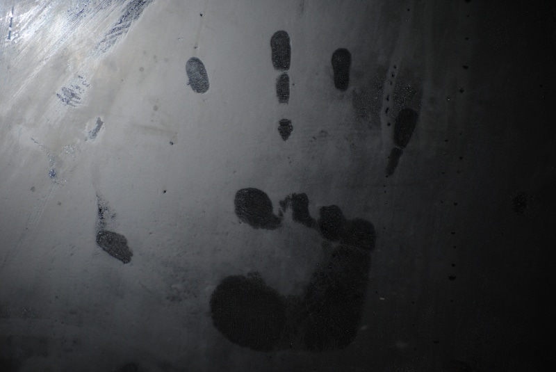 wall - building feature, security, nightmare, close-up, metal, killer, dark, human right, no people, sand, full frame, wet, day, high angle view, violence
