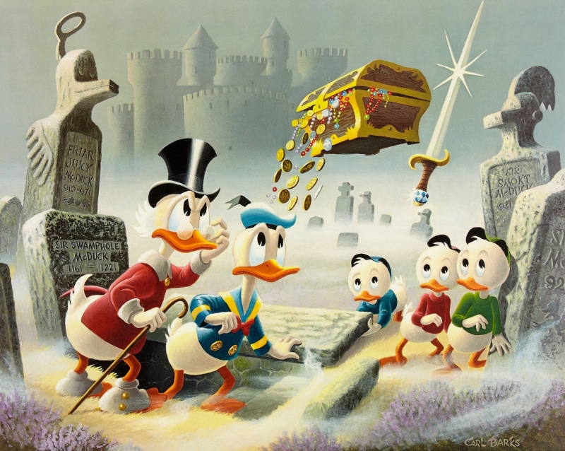 Disney Company, art, animals, mcduck, donald, disney, duck, hd, scrooge, x, ducks, 1080P, company