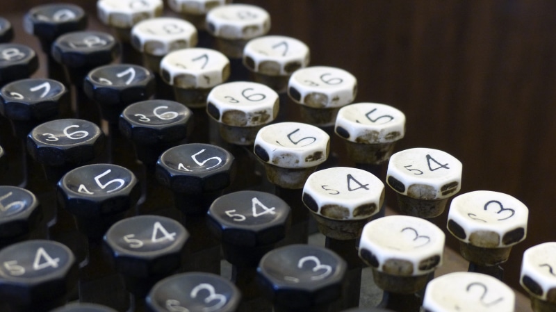 backgrounds, large group of objects, text, letter, retro styled, vintage, add, no people, register, in a row, antique, indoors, business, typewriter, black