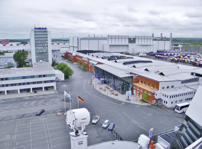 industry, 4K, built structure, nature, water, architecture, mode of transportation, high angle view, sweden, land vehicle, port, day, gothenburg, sky