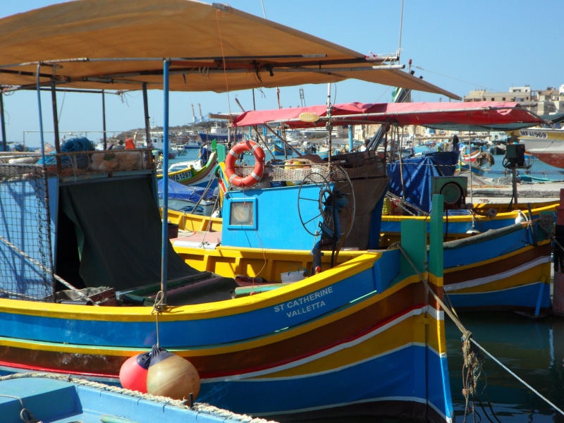 day, outdoors, no people, sky, nature, clear sky, colorful, 4K, Port, fishing boats, nautical vessel, fishing boat, coast, investors, Fishing, Boats, moored