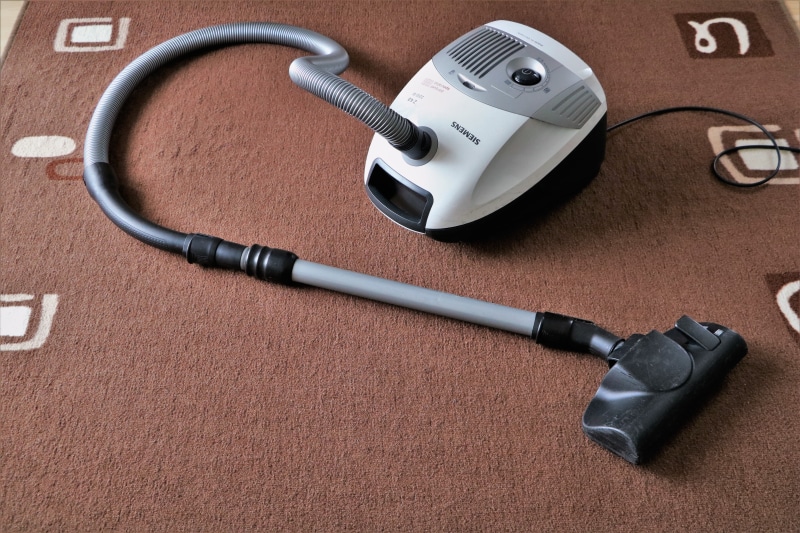 brown, listening, still life, vacuum, vacuum Cleaner, black color, area, rug, gray, electric plug, wet, no people, budget, connection, technology, studio shot