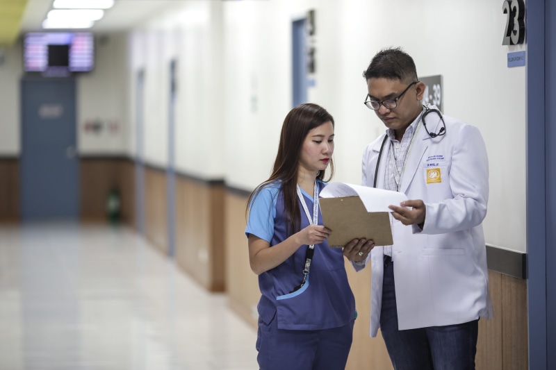 document, clipboard, women, doctor, healthcare and medicine, paperwork, lab coat, architecture, care, doctors assistant, females, adult, communication