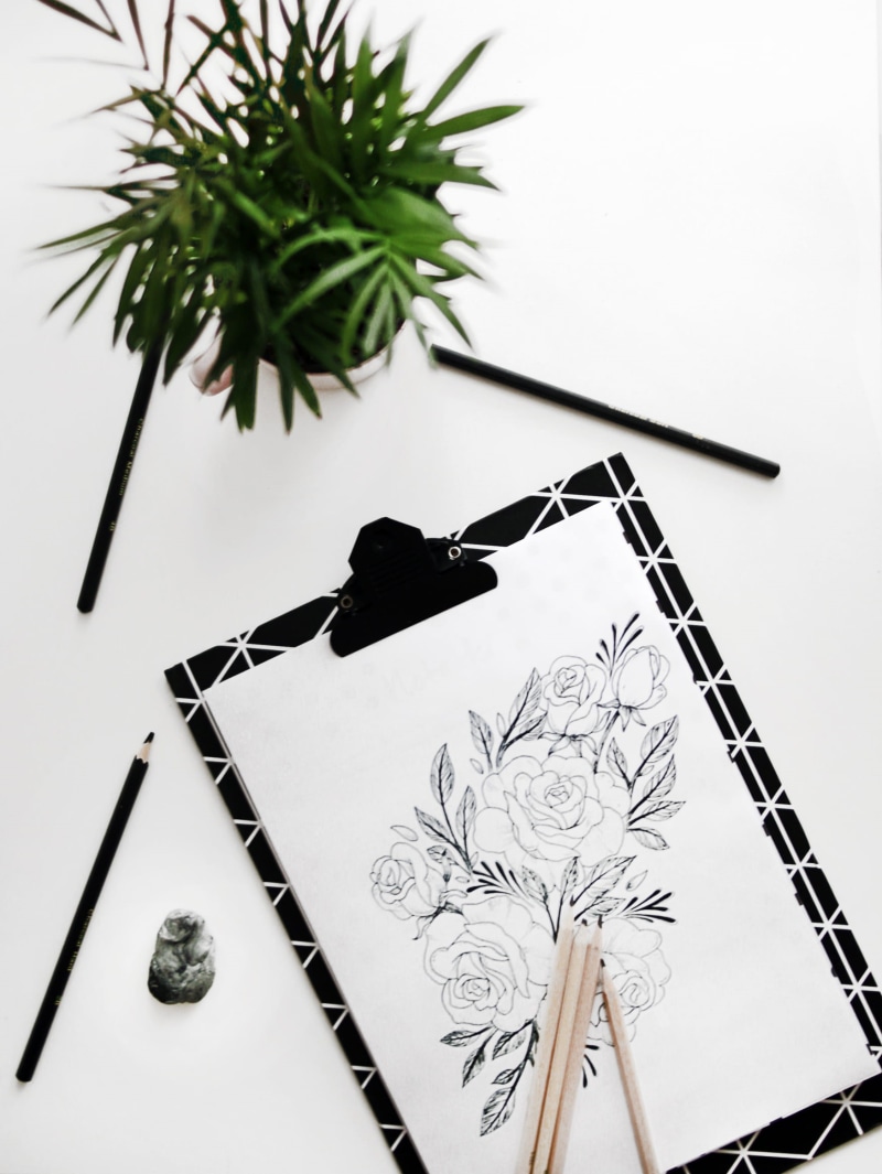drawing, writing instrument, craft, eraser, plant, choice, art and craft, paintbrush, clipboard, 1080P, indoors, near, close-up, hobby, leafed, disjunct