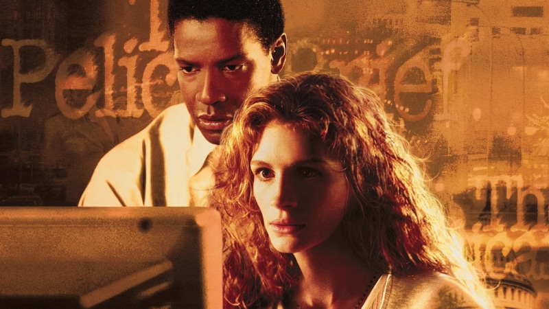 Julia Roberts, Denzel Washington, 1080P, Movie, The Pelican Brief