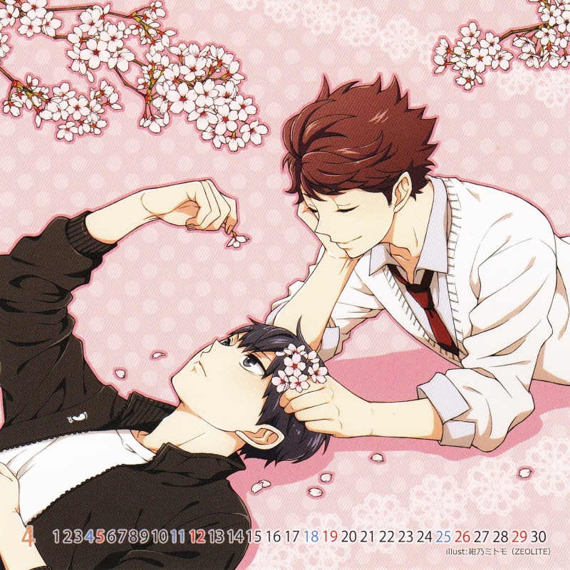 tooru, 720P, tobio, calendar, character, (haikyu!!), oikawa, kageyama, source