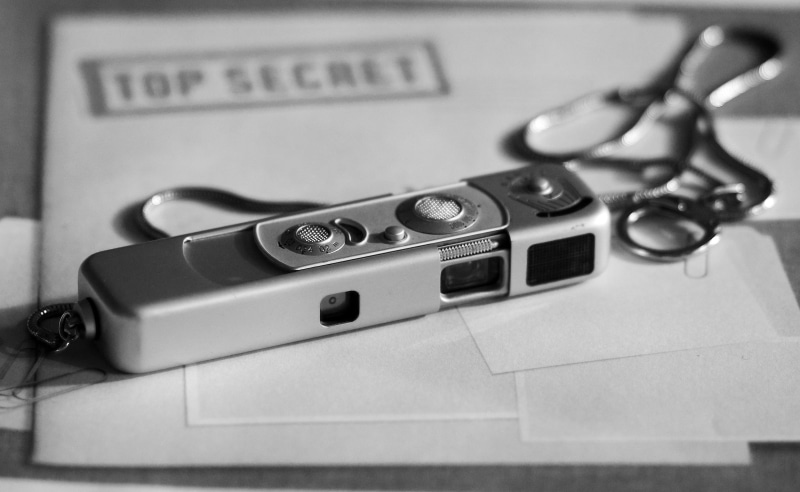 retro styled, music, equipment, 2K, technology, top secret, studio shot, old, camera, indoors, spy, still life, single object, folder, top, arts culture and entertainment