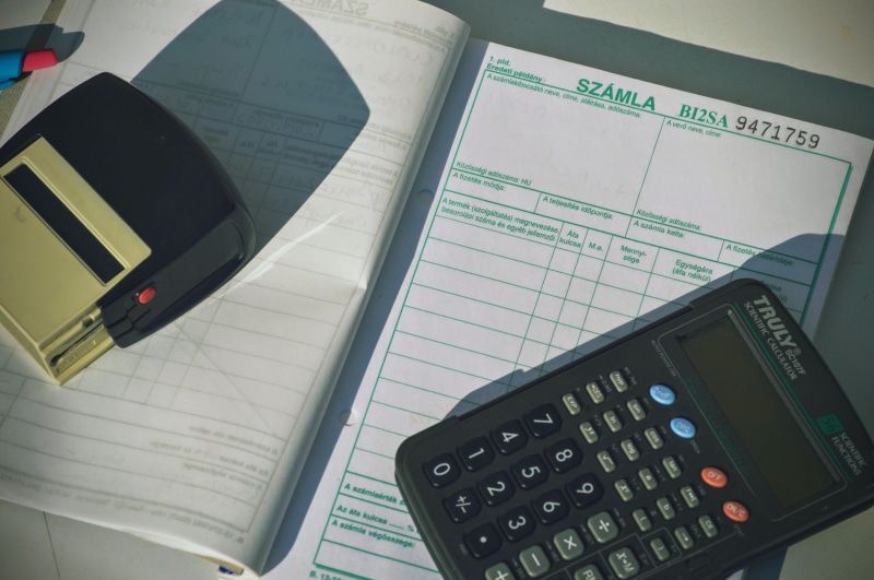 technology, invoice, publication, financial, accounting, calculator, indoors, document, communication, receipt, office, connection, 4K, desk, book, paperwork