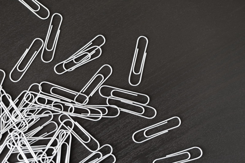 design, 4K, backgrounds, close-up, office, indoors, Pile, working, desk, Silver, Paper Clips, paper Clip, chaos, studio shot, equipment, clips, no people