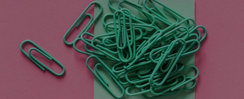 attach, close-up, decorate, office supply, objects, directly above, no people, paper clip, supply, pasta, equipment, clip, attached file, pink, stationery