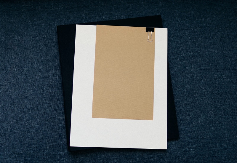 brown, book, surface, binderclip, paper, black, single Object, blue, cardboard, sheet, note Pad, stack, kraft, business, supply, no People, office supply