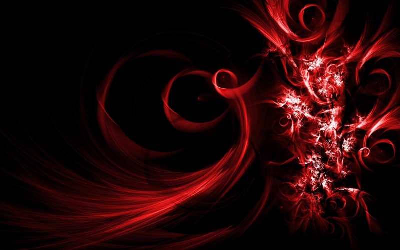 Red, Black, Stylus Red, Abstract, 1080P, Artistic