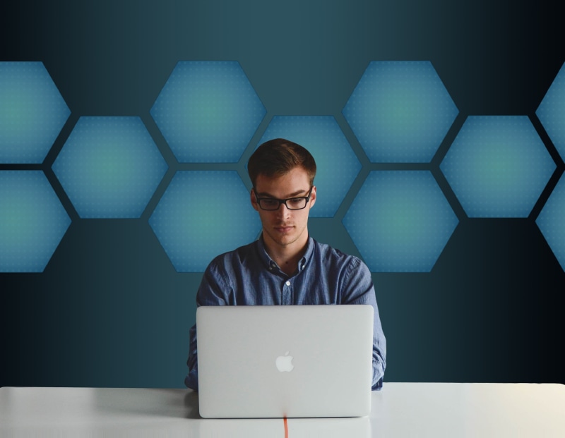 wireless technology, worker, 2K, computer, eyeglasses, professional, contemplation, adult, laptop, real people, portrait, business, table, indoors, young men
