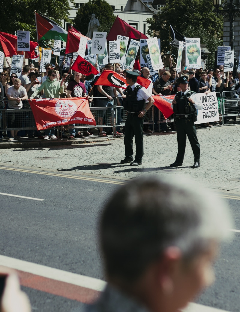 riot, sunlight, policeman, editorial, racism, democracy, city, marching, activist, urban Scene, people, assemble, straĂbourg, march, right, protestor