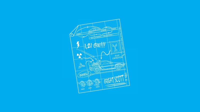 copy space, Back to the Future, finance, symbol, creativity, no people, communication, cut out, single object, connection, minimalism, making money, cyan background
