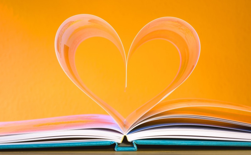 Holidays, study, education, folded, literature, Text, browse, yellow, textbook, Reading, School, Love, hardcover book, valentines day - holiday, scrolled