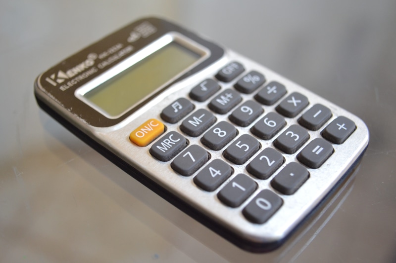 close-up, Calculator, addition, industry, numbers, percentage, economy, environmental conservation, keypad, technology, fuel and power generation, sum