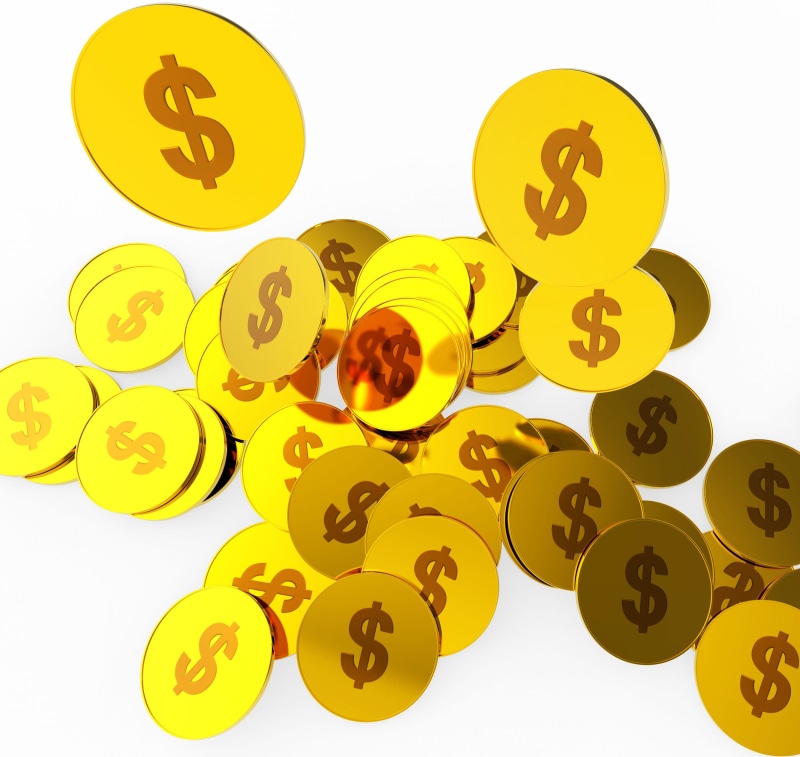 creativity, indicating, dollar, shape, large group of objects, banking, still life, financial, us, prosperity, dollar coins, cash, savings, American, number