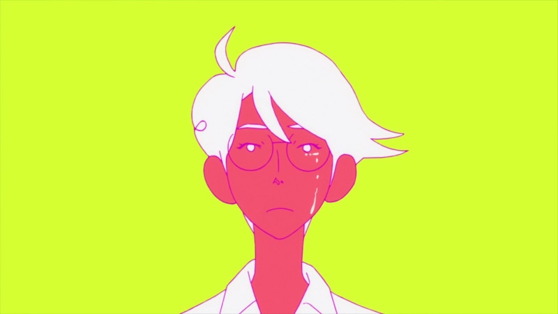 body part, adult, The Tatami Galaxy, shirt, headshot, fun, obscured face, illustration, collared, copy space, creativity, 1080P, indoors, multi colored