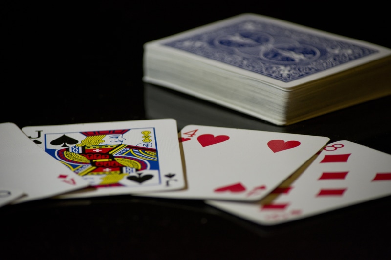 5K, indoors, chips, fun, group of objects, table, poker - card game, surface, luck, diamonds, no people, cards, poker, selective focus, deal, deck, lucky
