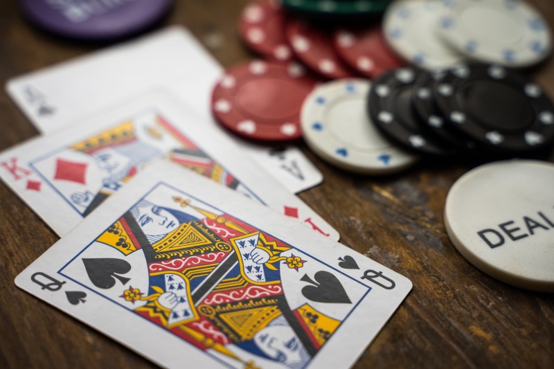 profit, chips, gambling, large group of objects, 5K, points, pleasure, win, poker - card game, indoors, casino, wood - material, close-up, poker, stack