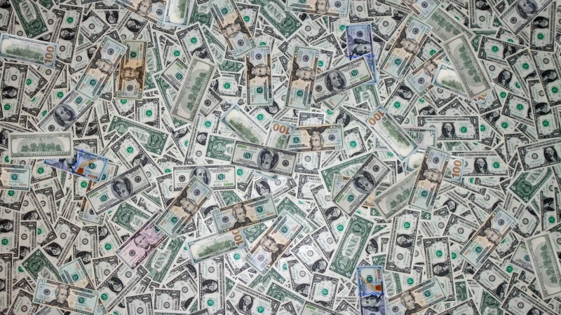 close-up, finance, indoors, money, dollar, abundance, currency, large group of objects, cash, excess, full frame, heap, still life, economy, wealth, 1080P